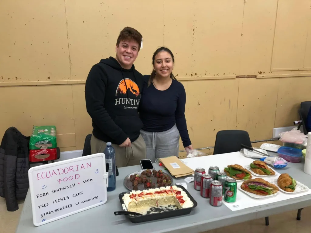 Visitors enjoying diverse cultural offerings at Winter Carnival in Riverview